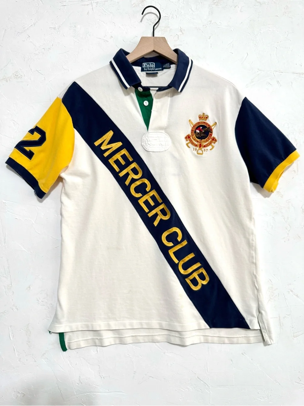 Polo Ralph Lauren Mercer Club Rugby Polo Shirt Custom Fit XL